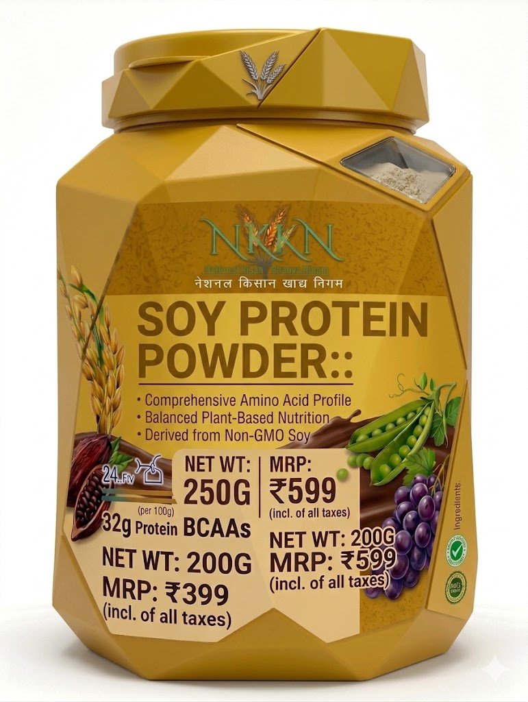 NKKN Brand Soy Protein Powder With Vanilla Flavour